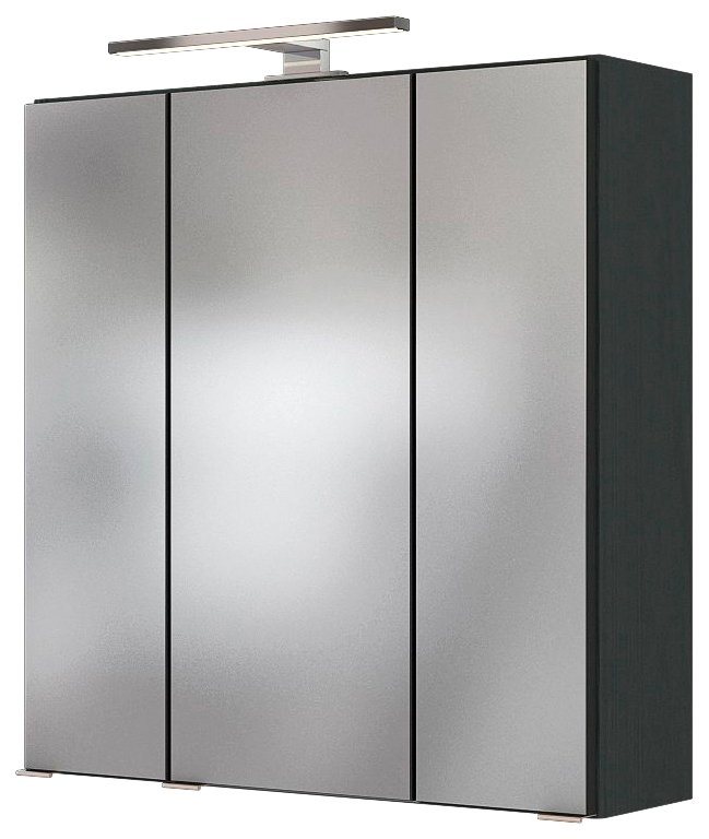 welltime Spiegelschrank Baabe Breite 60 cm, mit 3D-Effekt, dank 3 Spiegeltüren von welltime