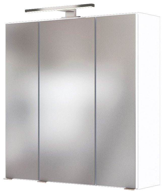 welltime Spiegelschrank Baabe Breite 60 cm, mit 3D-Effekt, dank 3 Spiegeltüren von welltime