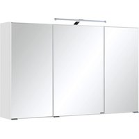 HELD MÖBEL Spiegelschrank »Florida«, 3-türig, LED, BxH: 100 x 64 cm - weiss HELD MÖBEL Spiegelschrank »Florida«, 3-türig, LED, BxH: 100 x 64 cm - weiss von HELD MÖBEL
