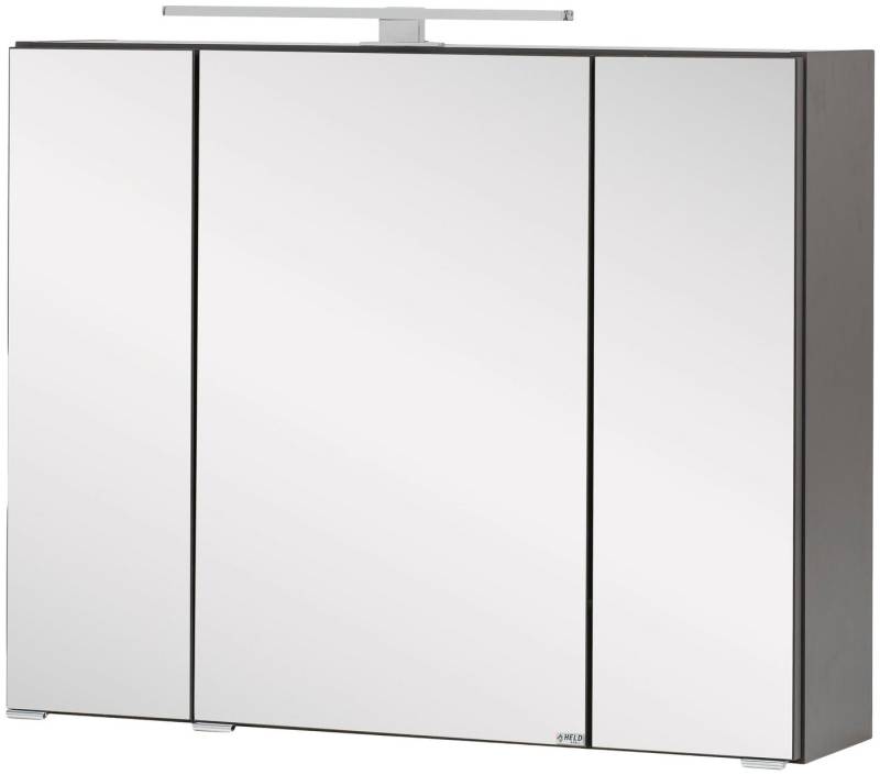 welltime Spiegelschrank Kaunas 80 cm breit, Soft-Close-Funktion von welltime