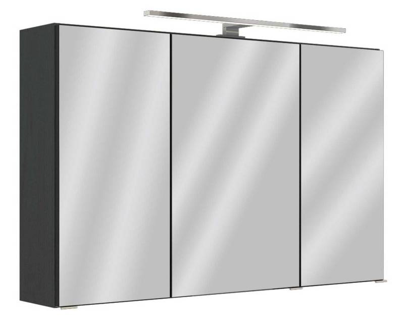 HELD MÖBEL Spiegelschrank LUCCA, Graphit Dekor, 3-türig HELD MÖBEL Spiegelschrank LUCCA, Graphit Dekor, 3-türig von HELD MÖBEL