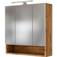 HELD MÖBEL Spiegelschrank »Livorno«, Höhe: 64 cm, Tiefe: 20 cm, wotaneichefarben - bunt von HELD MÖBEL