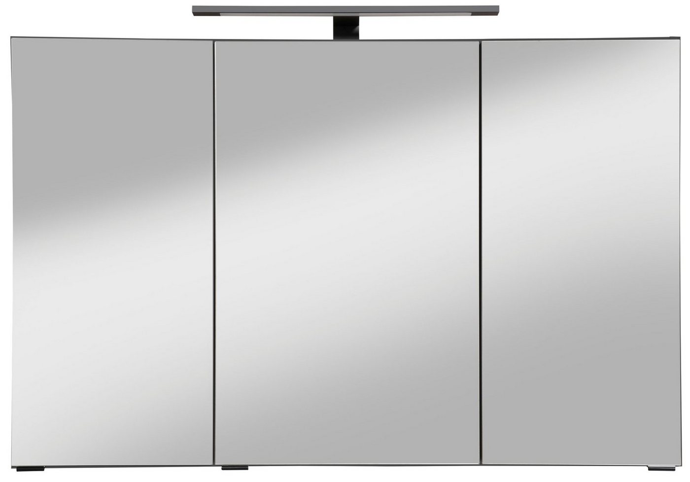 HELD MÖBEL Spiegelschrank Trento, verschiedene Ausführungen und Farben Breite 100 cm, mit 3D-Effekt, Spiegeltüren, Inklusive LED-Beleuchtung von HELD MÖBEL