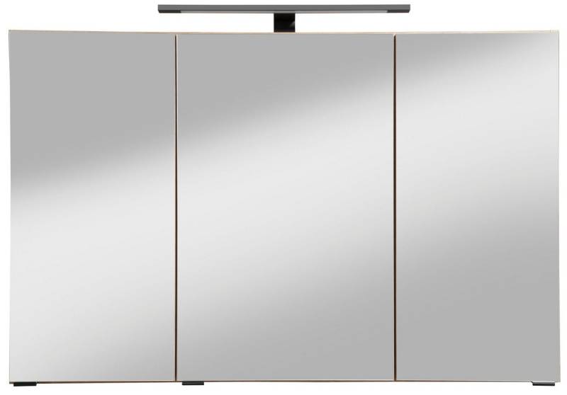 welltime Spiegelschrank Trento, verschiedene Ausführungen und Farben Breite 100 cm, mit 3D-Effekt, Spiegeltüren, Inklusive LED-Beleuchtung welltime Spiegelschrank Trento, verschiedene Ausführungen und Farben Breite 100 cm, mit 3D-Effekt, Spiegeltüren, Inklusive LED-Beleuchtung von welltime