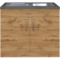 HELD MÖBEL Spülenzentrum »Bologna«, BxHxT: 110 x 85 x 60 cm, Holzwerkstoff - braun HELD MÖBEL Spülenzentrum »Bologna«, BxHxT: 110 x 85 x 60 cm, Holzwerkstoff - braun von HELD MÖBEL