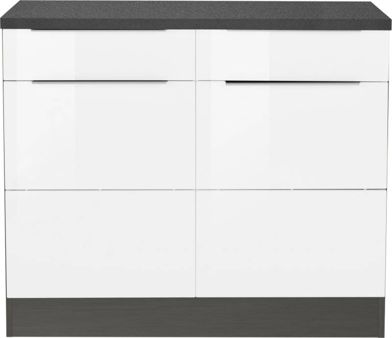 KOCHSTATION Unterschrank KS-Brindisi 100 cm breit, viel Stauraum KOCHSTATION Unterschrank KS-Brindisi 100 cm breit, viel Stauraum von KOCHSTATION