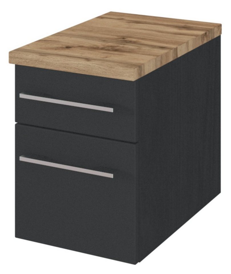 HELD MÖBEL Unterschrank Davos 30 cm graphit/matt grau HELD MÖBEL Unterschrank Davos 30 cm graphit/matt grau von HELD MÖBEL