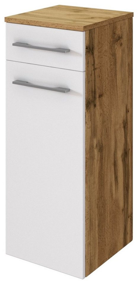 HELD MÖBEL Unterschrank Livorno 30 cm Wotaneiche/matt weiß von HELD MÖBEL
