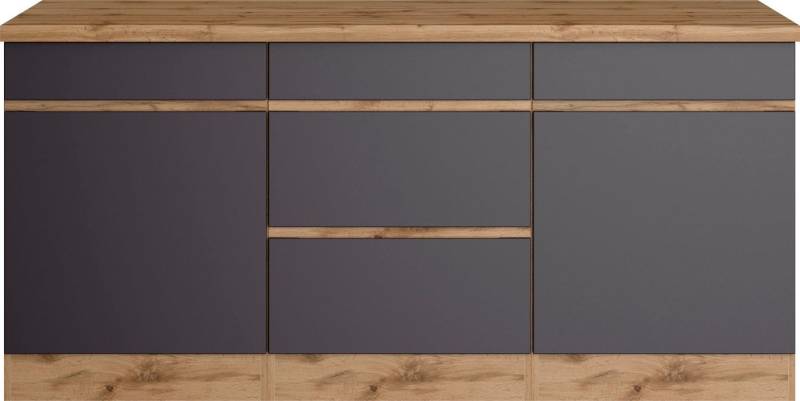 KOCHSTATION Unterschrank KS-Riesa Breite 180 cm, MDF-Fronten von KOCHSTATION