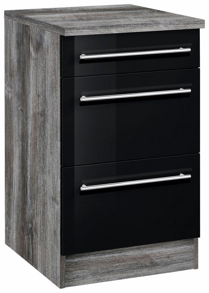KOCHSTATION Unterschrank KS-Samos 50 cm breit, mit 2 großen Auszügen KOCHSTATION Unterschrank KS-Samos 50 cm breit, mit 2 großen Auszügen von KOCHSTATION