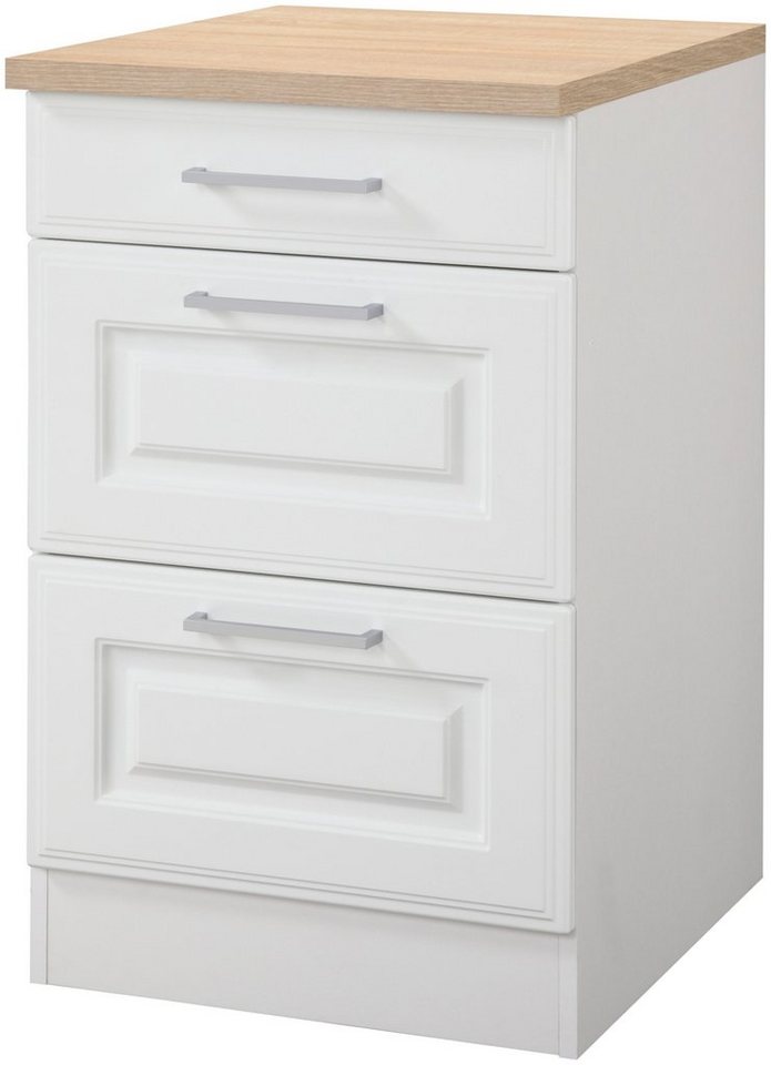 KOCHSTATION Unterschrank KS-Stockholm hochwertige MDF-Fronten von KOCHSTATION