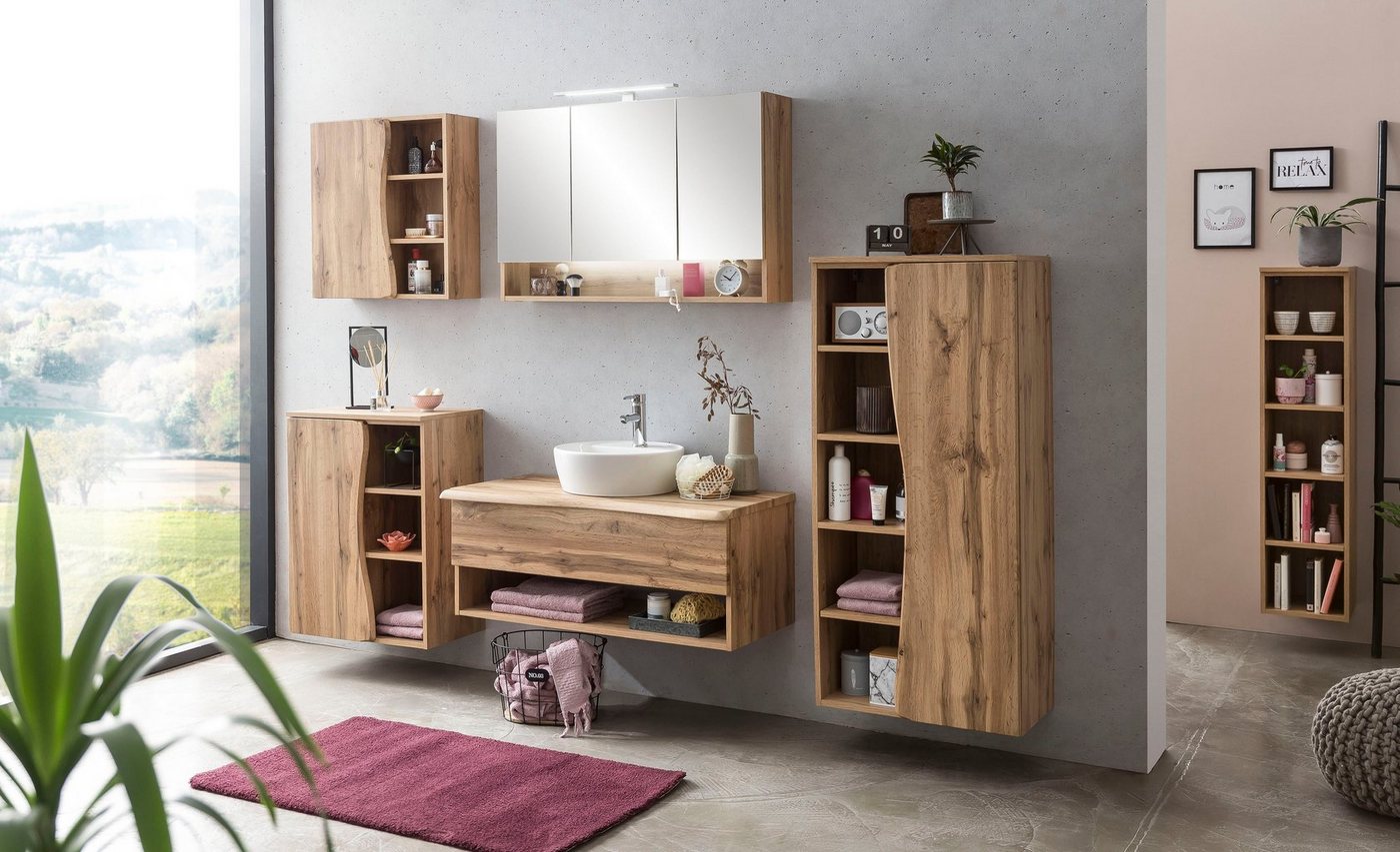 welltime Unterschrank Stubach Tür mit Baumkante welltime Unterschrank Stubach Tür mit Baumkante von welltime