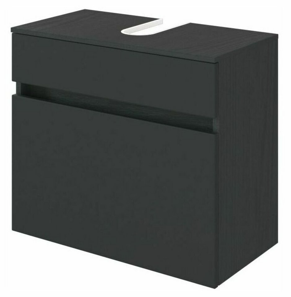HELD MÖBEL Unterschrank Unterbeckenschrank Baabe 60 cm graphit/matt grau von HELD MÖBEL