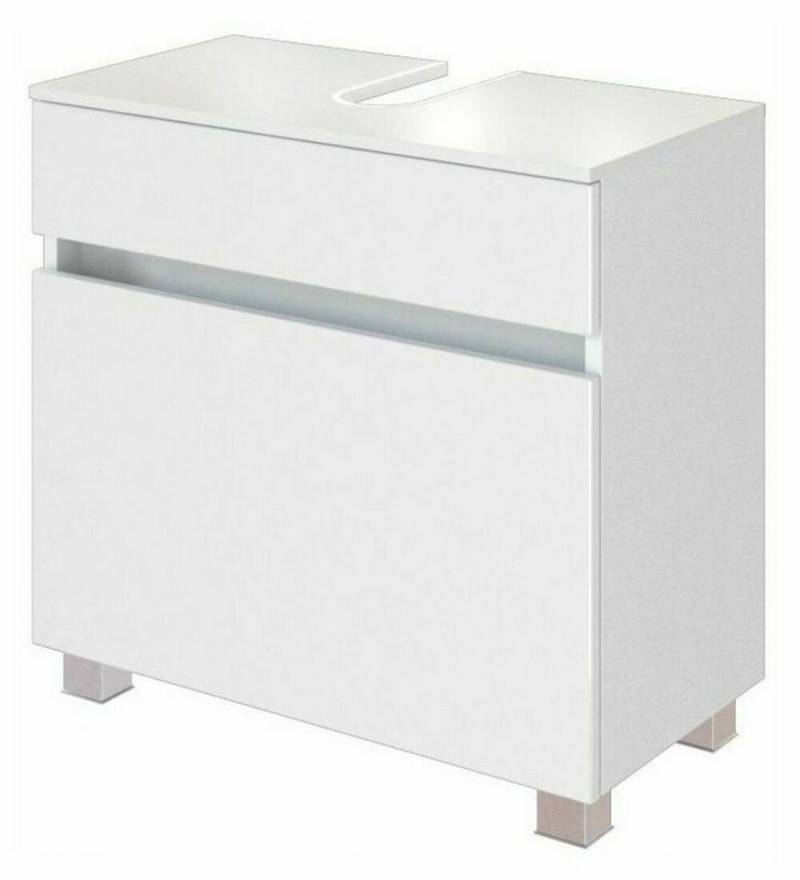 HELD MÖBEL Unterschrank Unterbeckenschrank Baabe 60 cm weiß/matt weiß von HELD MÖBEL