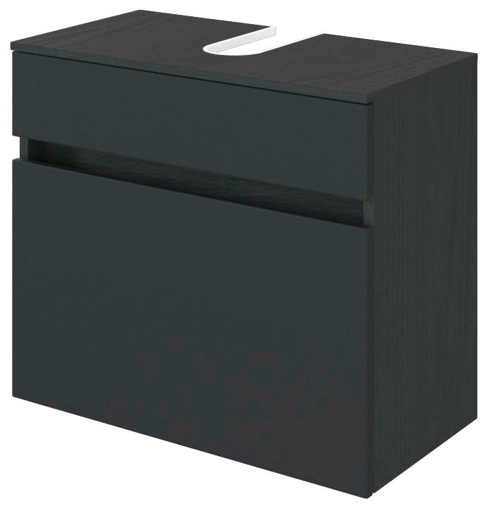 welltime Waschbeckenunterschrank Baabe Badmöbel Breite 60 cm, hängende Montage von welltime