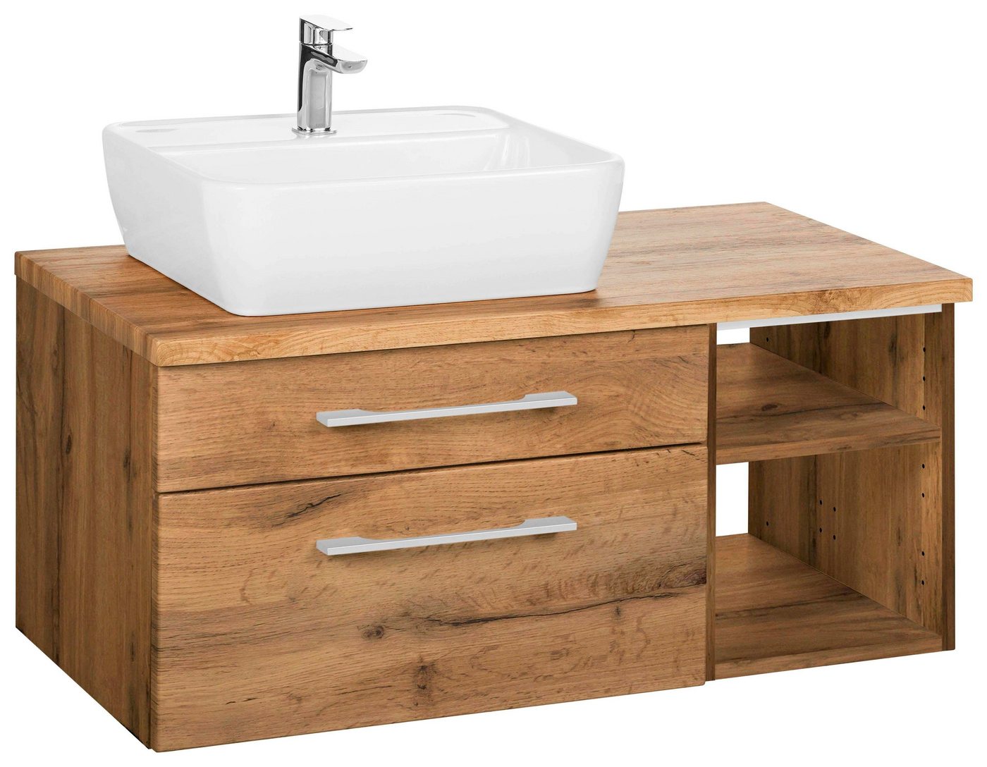 welltime Waschbeckenunterschrank Davos Badmöbel, Waschtisch inkl. Waschbecken, Breite 90 cm welltime Waschbeckenunterschrank Davos Badmöbel, Waschtisch inkl. Waschbecken, Breite 90 cm von welltime