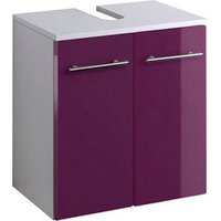 HELD MÖBEL Waschbeckenunterschrank »Parma«, BxHxT: 50 x  53 x  34 cm, lila - bunt von HELD MÖBEL