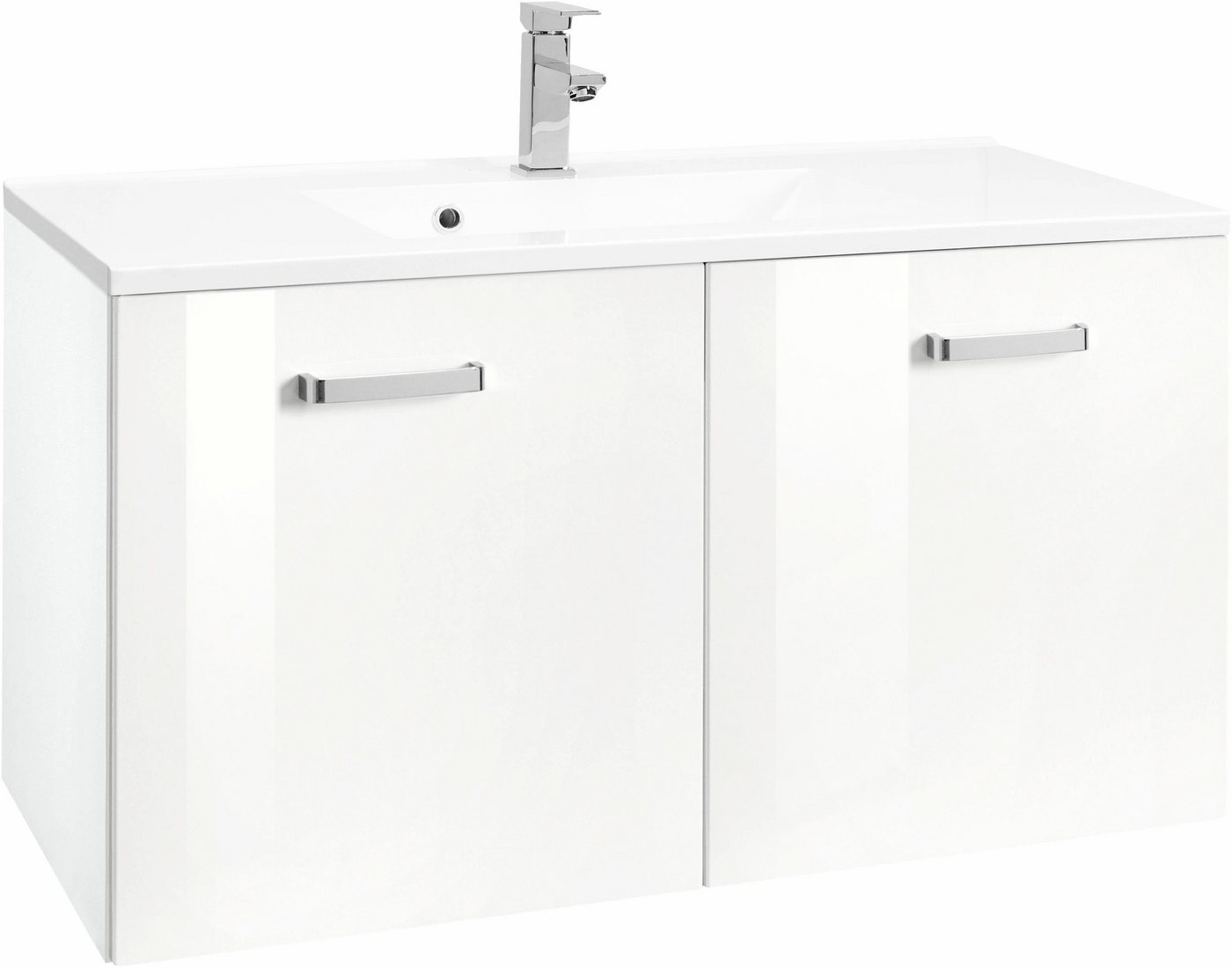 welltime Waschbeckenunterschrank Ravenna Badmöbel, Waschtisch inkl. Waschbecken, Breite 80 cm welltime Waschbeckenunterschrank Ravenna Badmöbel, Waschtisch inkl. Waschbecken, Breite 80 cm von welltime