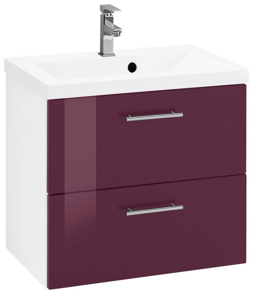 welltime Waschbeckenunterschrank Venedig Badmöbel, Waschtisch inkl. Waschbecken, Breite 60 cm welltime Waschbeckenunterschrank Venedig Badmöbel, Waschtisch inkl. Waschbecken, Breite 60 cm von welltime