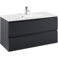 HELD MÖBEL Waschplatz »Cardiff«, B x T x H: 100 x 47 x 56 cm, graphit - grau von HELD MÖBEL