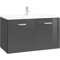 HELD MÖBEL Waschtisch »Bologna«, BxHxT: 90 x 54 x 47 cm - grau von HELD MÖBEL