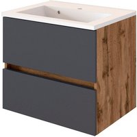 HELD MÖBEL Waschtisch »Lucca«, BxHxT: 60 x 54 x 47 cm - grau von HELD MÖBEL