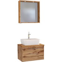 HELD MÖBEL Waschtisch-Set »DAVOS«, 5-teilig - braun HELD MÖBEL Waschtisch-Set »DAVOS«, 5-teilig - braun von HELD MÖBEL