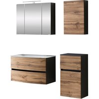 HELD MÖBEL Waschtisch-Set »KOPENHAGEN«, 6-teilig - braun HELD MÖBEL Waschtisch-Set »KOPENHAGEN«, 6-teilig - braun von HELD MÖBEL