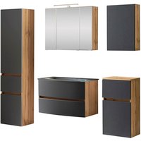 HELD MÖBEL Waschtisch-Set »KOPENHAGEN«, 8-teilig - grau HELD MÖBEL Waschtisch-Set »KOPENHAGEN«, 8-teilig - grau von HELD MÖBEL