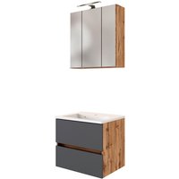 HELD MÖBEL Waschtisch-Set »LUCCA«, 4-teilig - weiss von HELD MÖBEL