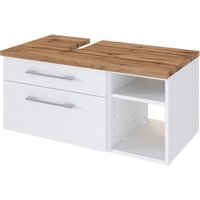 HELD MÖBEL Waschtischunterschrank »Davos«, BxHxT: 90 x 41 x 47 cm - weiss von HELD MÖBEL