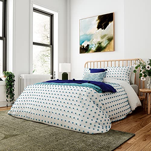 HELENA SPRINGFIELD Gepunktetes Bettbezug-Set, Blau/Weiß von HELENA SPRINGFIELD