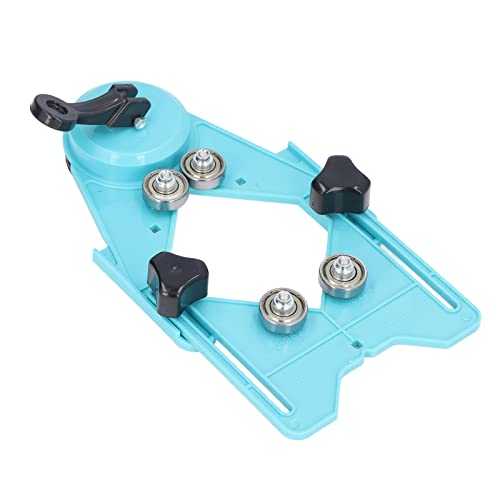 Fliesenlochbohrer-Locator, Industriequalität 4, 83 Mm, Verstellbare Lochsägenlehre mit Großem Saugnapf Glas von HELEVIA