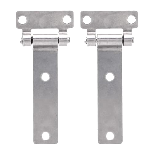 HELEVIA 1 Paar 316 Edelstahl Marine Grade T Scharnier Robustes Heavy Duty Boots Scharnier für Yacht Innen Luken 135x58mm von HELEVIA