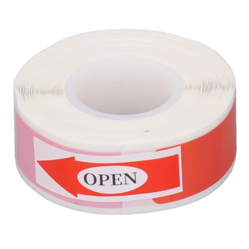 HELEVIA 1 Rolle 150 Blatt Thermodrucker-Etikettenpapier, 12 X 40 Mm, Wasserfest, ölbeständig, Kratzfest, Selbstklebende Thermo-Etiketten von HELEVIA