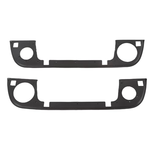 HELEVIA 2 PCs Außen Türgriff Deckabdeckung Dichtungsdichtung Vorne Rechts Plastik 51218122441 Austausch für E32 E34 E36 von HELEVIA