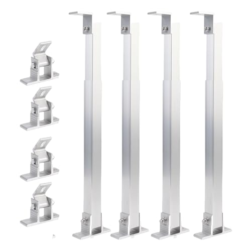 HELEVIA 2 Set Solar Panel Tilt Mount Bracket Aluminiumlegierung 15 Bis 30 ° Einstellbare Solarpanel Montagehalterung für Wohnmobile Yachten Dächer von HELEVIA