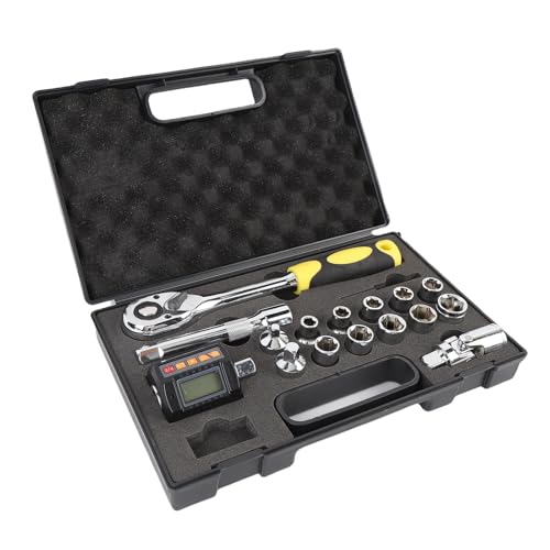HELEVIA 200n · M Digitaler Torsionsschlüsselmeter mit Hintergrundbeleuchtung 4 Einheiten 1/2 -In -Ratschenschlüssel mit 1/4in- und 3/8 -Zoll -Adaptern Gesetzt HELEVIA 200n · M Digitaler Torsionsschlüsselmeter mit Hintergrundbeleuchtung 4 Einheiten 1/2 -In -Ratschenschlüssel mit 1/4in- und 3/8 -Zoll -Adaptern Gesetzt von HELEVIA