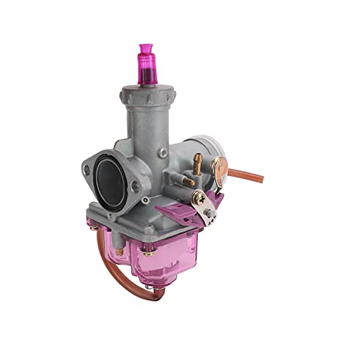 HELEVIA 27mm Vergaser Metallkohlenhydrat -Baugruppe für WY125 CG150 Dirt Bike Go Carts ATV (Lila) von HELEVIA
