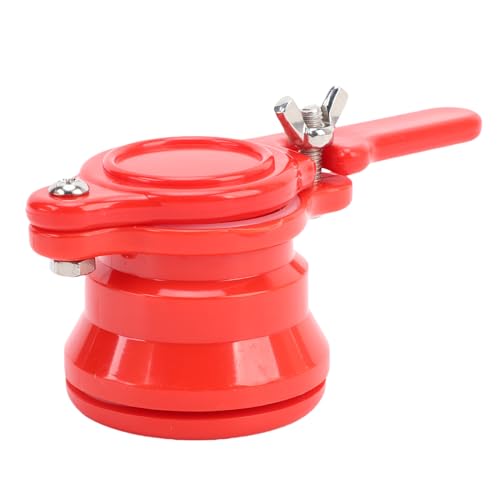 HELEVIA 2pcs Honigtor, Leckeres Sicheres, Kunststoff -Honig -Extraktor -Wasserhahn, Einfache Installation mit Gewinderohr für Bienenzuchtgeräte (Rot) von HELEVIA