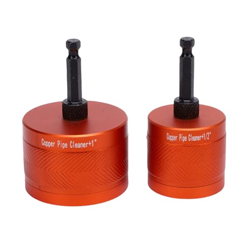 HELEVIA 2pcs Metallkupferrohrreiniger Set Zum Reinigen von Rostenden Farbe auf Kupferrohren Verschiedene Metallrohre von HELEVIA