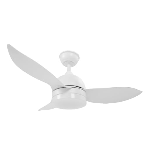 HELEVIA 38 -Zoll -Deckenventilator mit Leichter Fernhändiger, Dimmbarer LED -Deckenventilator 6 Geschwindigkeiten Reversibler Motor für Schlafzimmer Wohnzimmer von HELEVIA