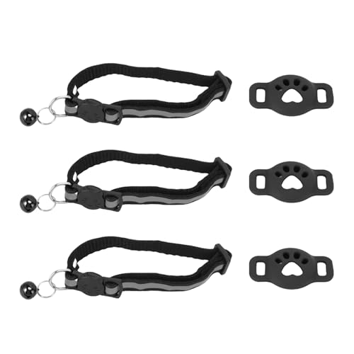HELEVIA 3PCS PET -Kragen, Einstellbare Bequeme, Sichere Kitty -Bell -Kragen, Schutzabdeckung des Klauenmusters, Reflektierendes Design, für den Täglichen Verschleiß HELEVIA 3PCS PET -Kragen, Einstellbare Bequeme, Sichere Kitty -Bell -Kragen, Schutzabdeckung des Klauenmusters, Reflektierendes Design, für den Täglichen Verschleiß von HELEVIA