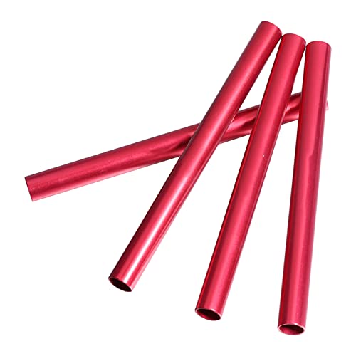HELEVIA 4 Stück Zeltstangen-Reparaturrohr-Werkzeug aus Aluminiumlegierung, Camping-Zubehör für Durchmesser 7,9–8,5 Mm von HELEVIA