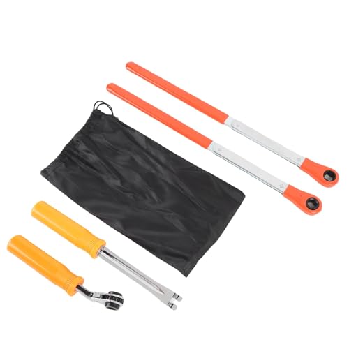 HELEVIA 4PCS Automatic Slack Segal Segal Wrench 7/16in 9/16in Fork End Release Tool Ratchet -Schraubenschlüssel für Schwere LKWs Bremsanpassung von HELEVIA