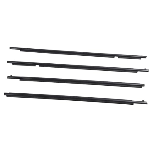 HELEVIA 4PCS -Fenster WeatherStrips 75740 42020 Vorne nach Hinten Links Rechts Autofenster -Formmodell -Ausstattung für von HELEVIA