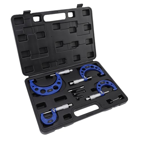 HELEVIA 4PCS-Mikrometer-Set 0-1 Zoll 1 Bis 2 Zoll 2 Bis 3 Zoll 3 Bis 4 Zoll Maschinist Außenmikrometermesswerkzeug Hohe Genauigkeit 0,0001 Zoll Abschlussmikrometer HELEVIA 4PCS-Mikrometer-Set 0-1 Zoll 1 Bis 2 Zoll 2 Bis 3 Zoll 3 Bis 4 Zoll Maschinist Außenmikrometermesswerkzeug Hohe Genauigkeit 0,0001 Zoll Abschlussmikrometer von HELEVIA