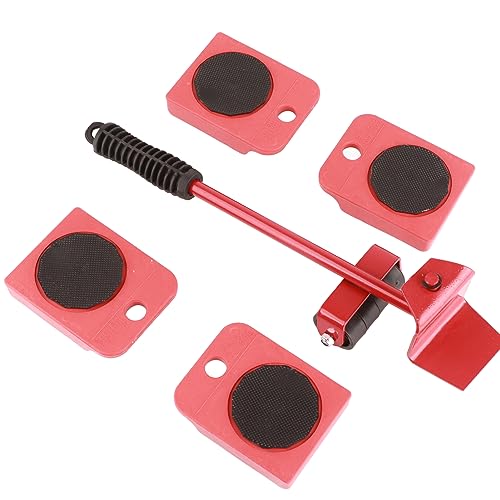 HELEVIA 5 Stück Möbel Lifter Mover Universal Rad Dolly 200kg Lager für Sofa Tischs Chrank HELEVIA 5 Stück Möbel Lifter Mover Universal Rad Dolly 200kg Lager für Sofa Tischs Chrank von HELEVIA