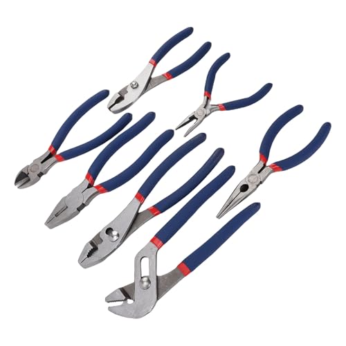 HELEVIA 7pcs Zange Set Umfasst Rillengelenkverbindungsleitete Diagonal und Lange Nasenzellen Mehrzweckwerkzeuge für die Autoreparatur HELEVIA 7pcs Zange Set Umfasst Rillengelenkverbindungsleitete Diagonal und Lange Nasenzellen Mehrzweckwerkzeuge für die Autoreparatur von HELEVIA
