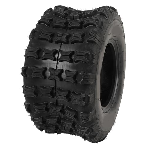 HELEVIA 8 Zoll 18x9.5-8 Reifen ATV Gummi All Terrain Tubeless Reifen für UTV Go Kart Golfwagen Gartenmäher von HELEVIA